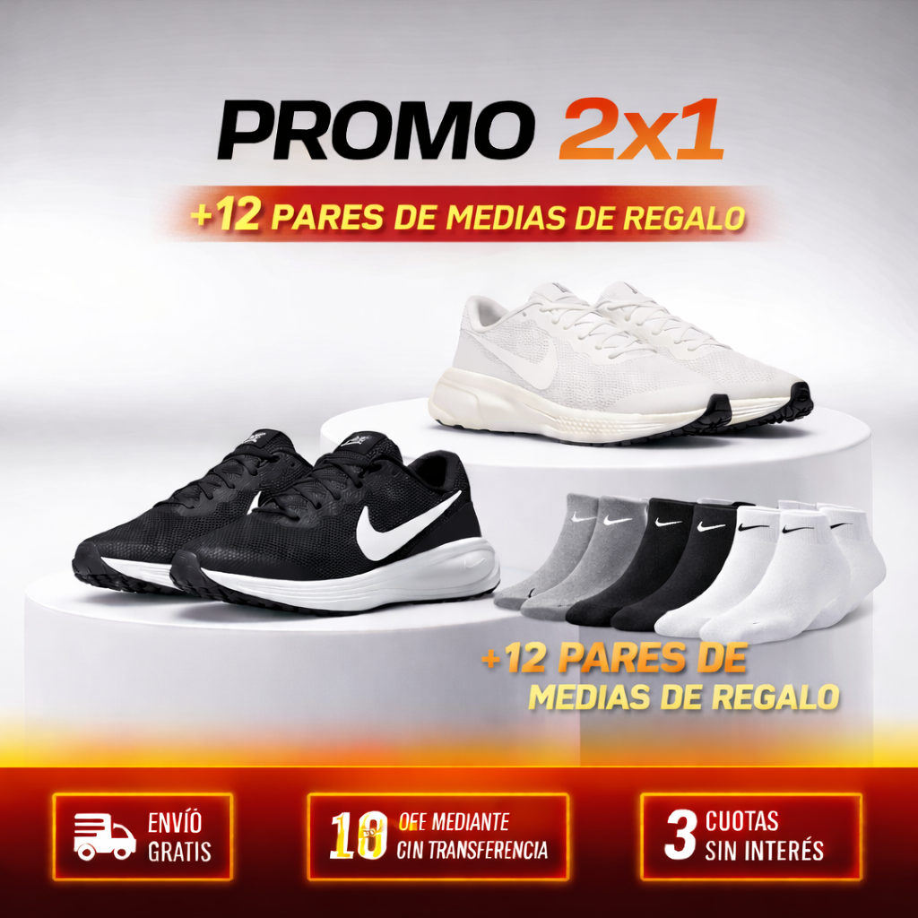 2X1 PREMIUM + 12 MEDIAS DE REGALO